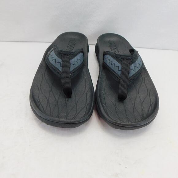 Merrell Men's Hut Ultra Flip Flop Black Sandals Size 10 New - Picture 2 of 9